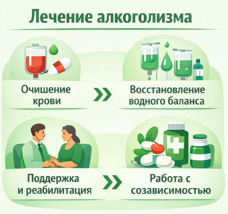 лечение алкоголизма в Новороссийске этапы